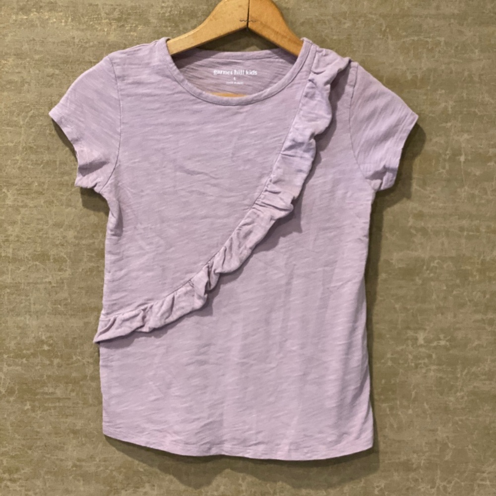 Ruffle Tee by Garnet Hill Kids